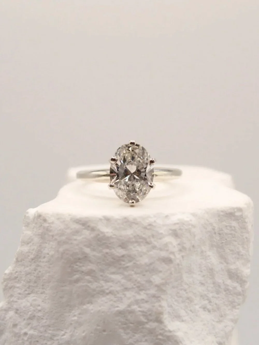 Celeste Oval Solitaire Ring